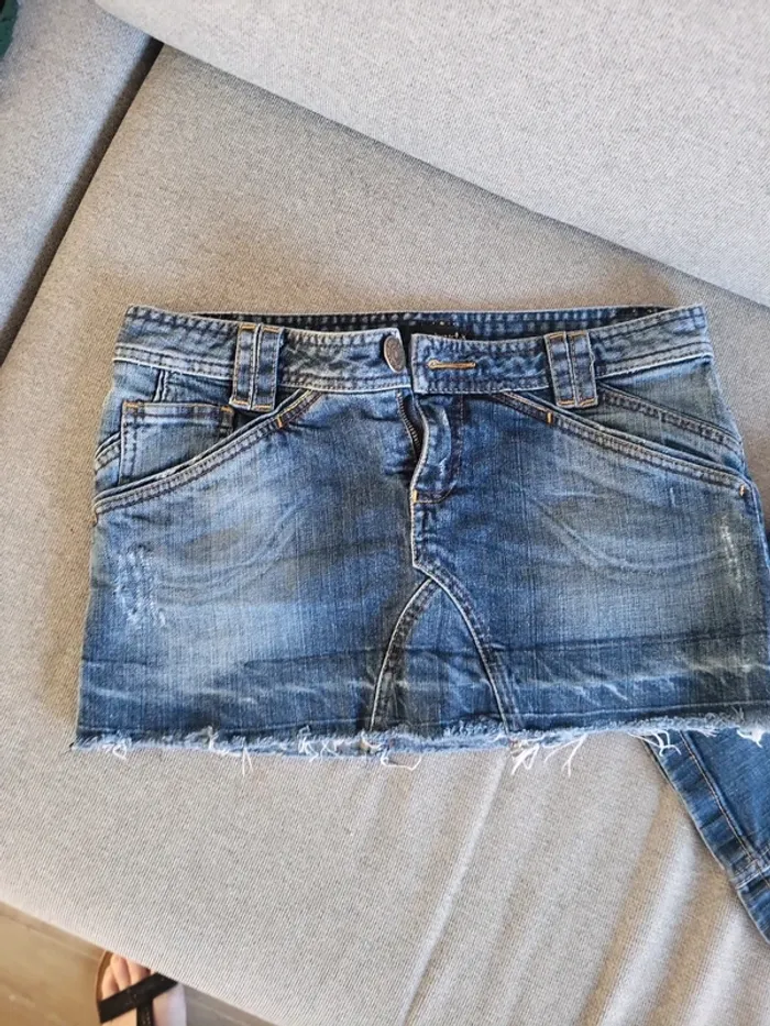 Lot de 2 jupes en jeans - photo numéro 3