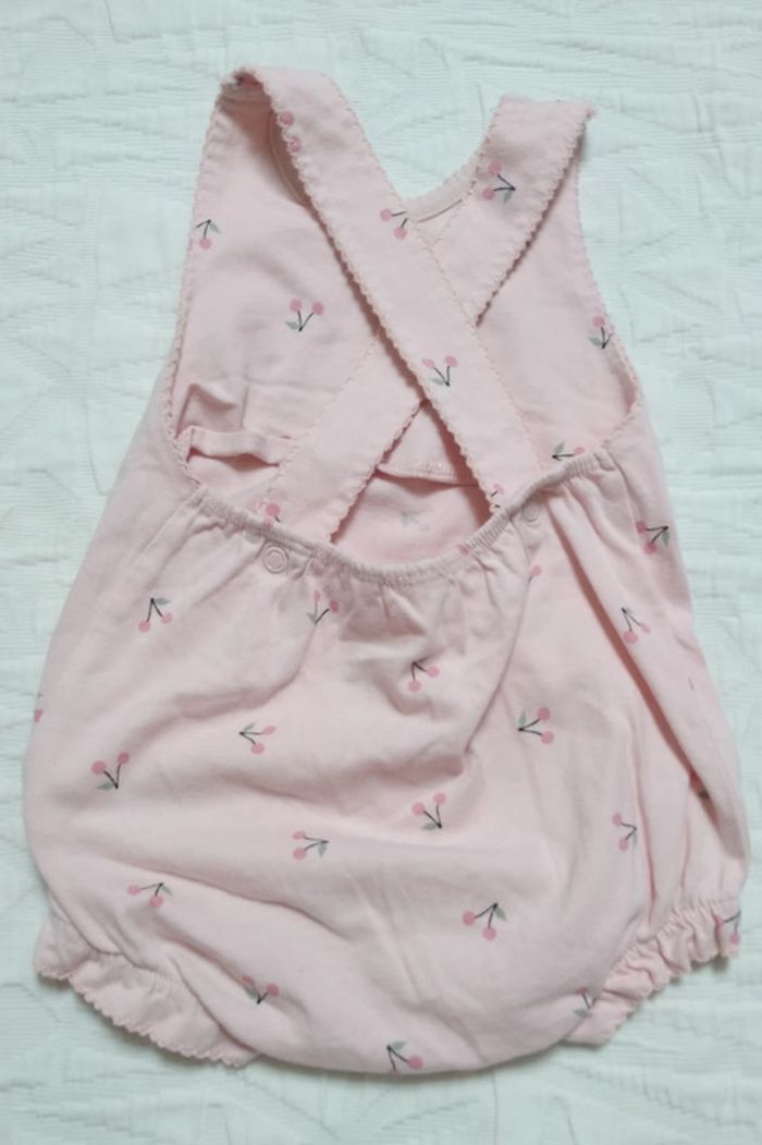 H&M barboteuse combi salopette rose cerise - photo numéro 2