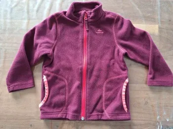 Veste polaire zippée Quechua 3/4 ans