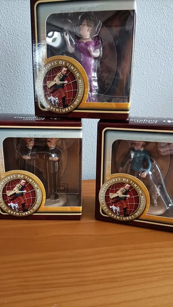 Collection complète 6 figurines Tintin - photo numéro 2