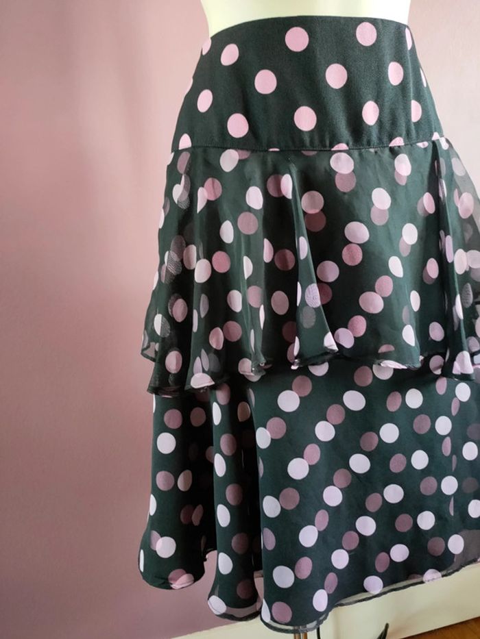 Jupe pin up a pois vintage - photo numéro 4