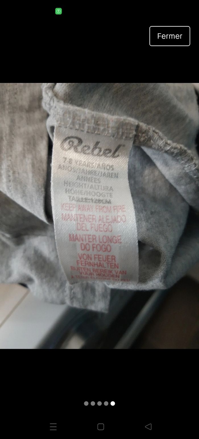 Tee shirt garçon en 7/ 8 ans - photo numéro 5