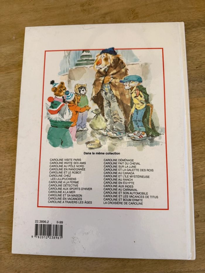 Livre vintage ancien Caroline et les Vagabonds (sans autocollant) Pierre Probst - photo numéro 2