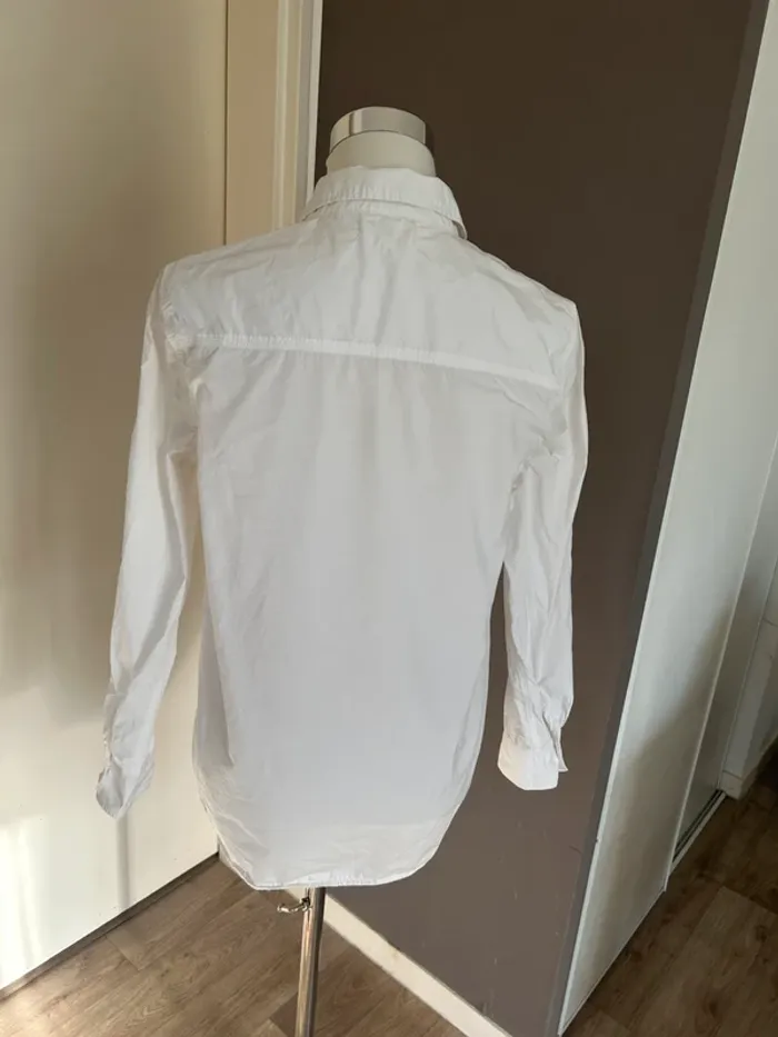 Mkt studio chemise blanche femme, taille 38 100 % coton - photo numéro 3