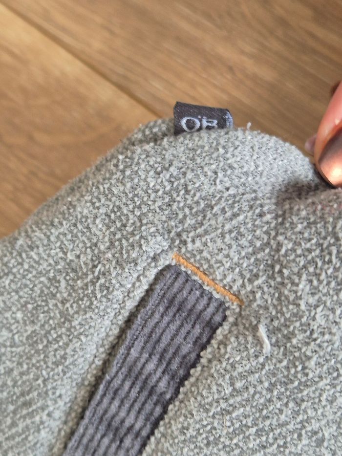 Gilet Obaibi 9 mois 71 cm gris motif renard - photo numéro 9