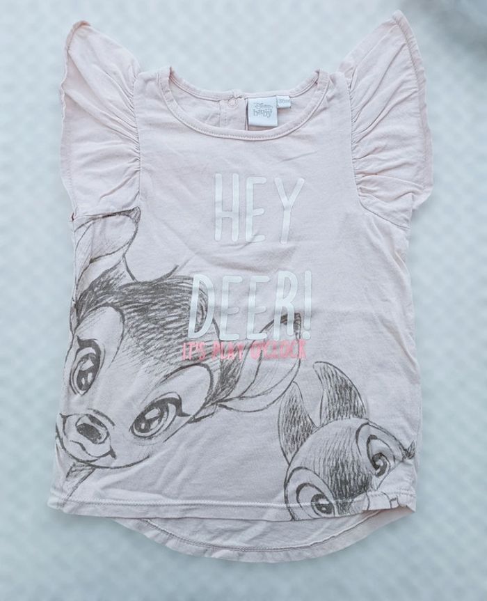 🔸 T-shirt Sans Manches Fille Bambi - Disney Baby 3 ans🔸 - photo numéro 2