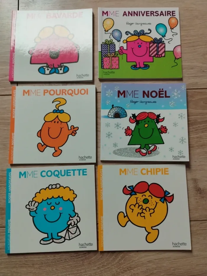 Lot de 6 livre monsieur madame