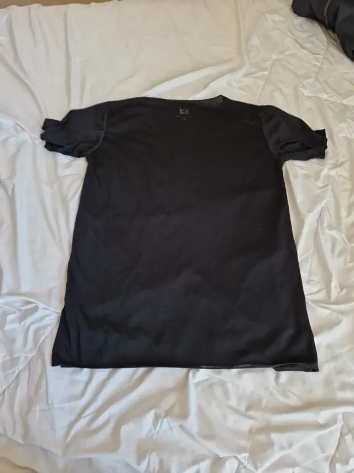 T-shirt noir manches courtes - photo numéro 3
