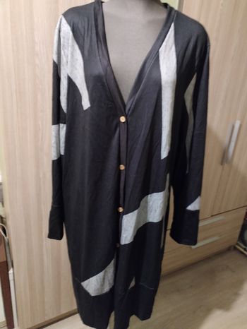 Gilet long femme taille