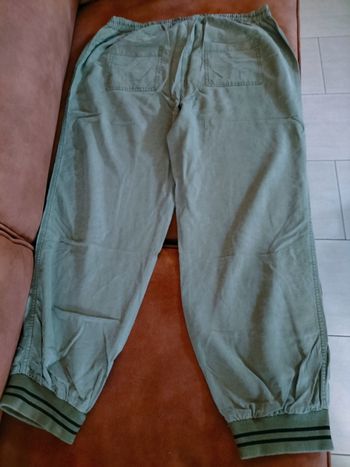Pantalon coton kaki