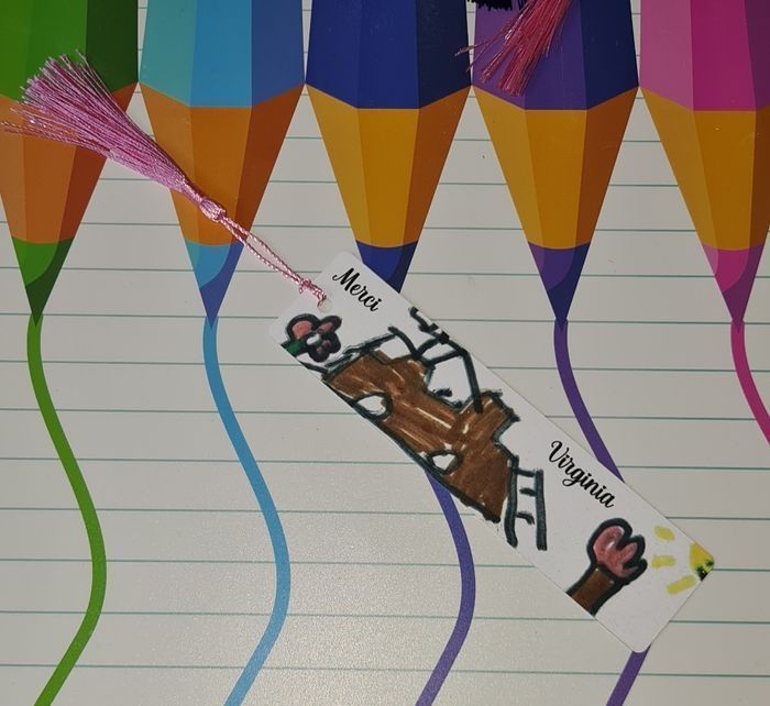 Marque page à personnalisé pour la fin année - photo numéro 6