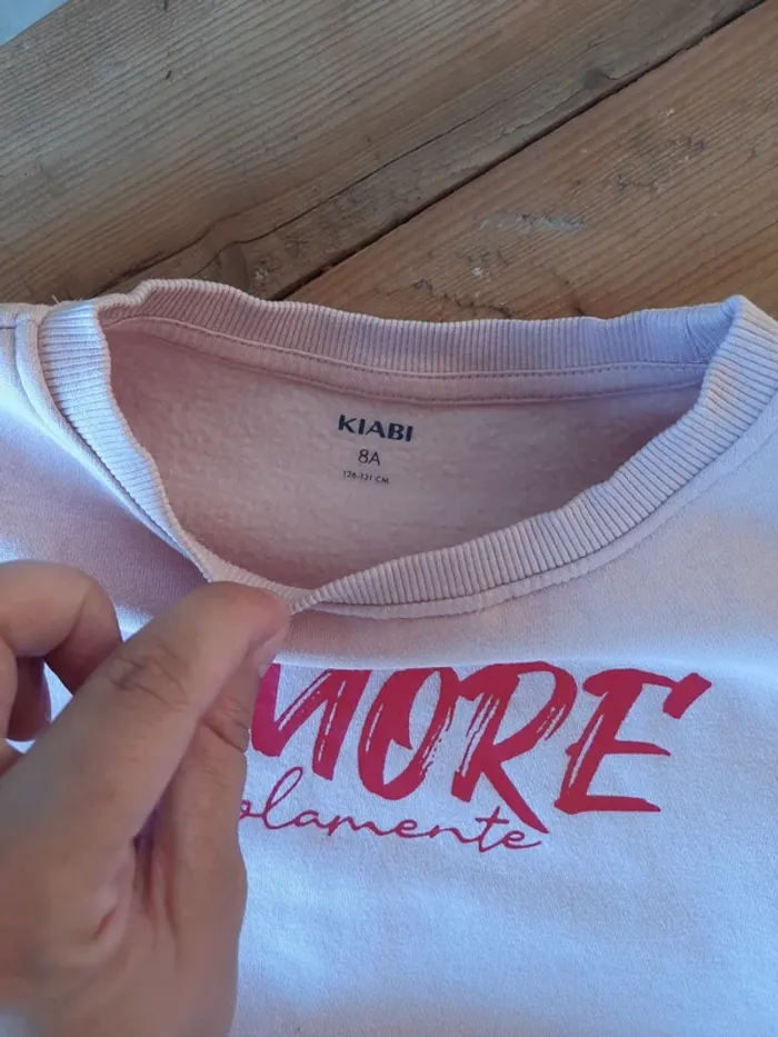 Pull rose Amore Solamente Kiabi - photo numéro 3