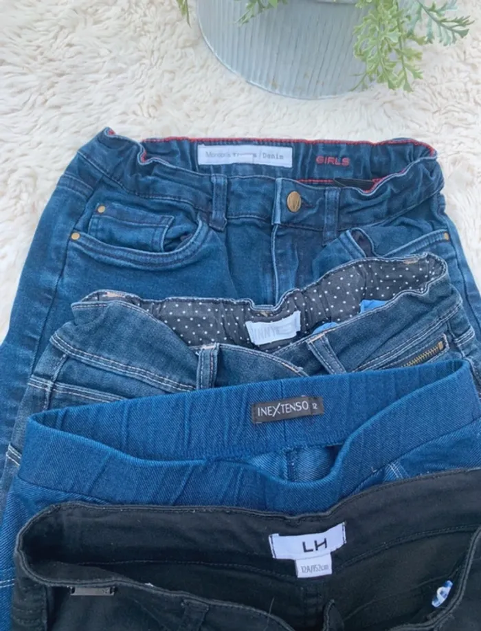 4 jeans impeccable pour fille 12 ans - photo numéro 3