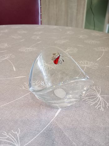 Vide-poche coupelle en verre