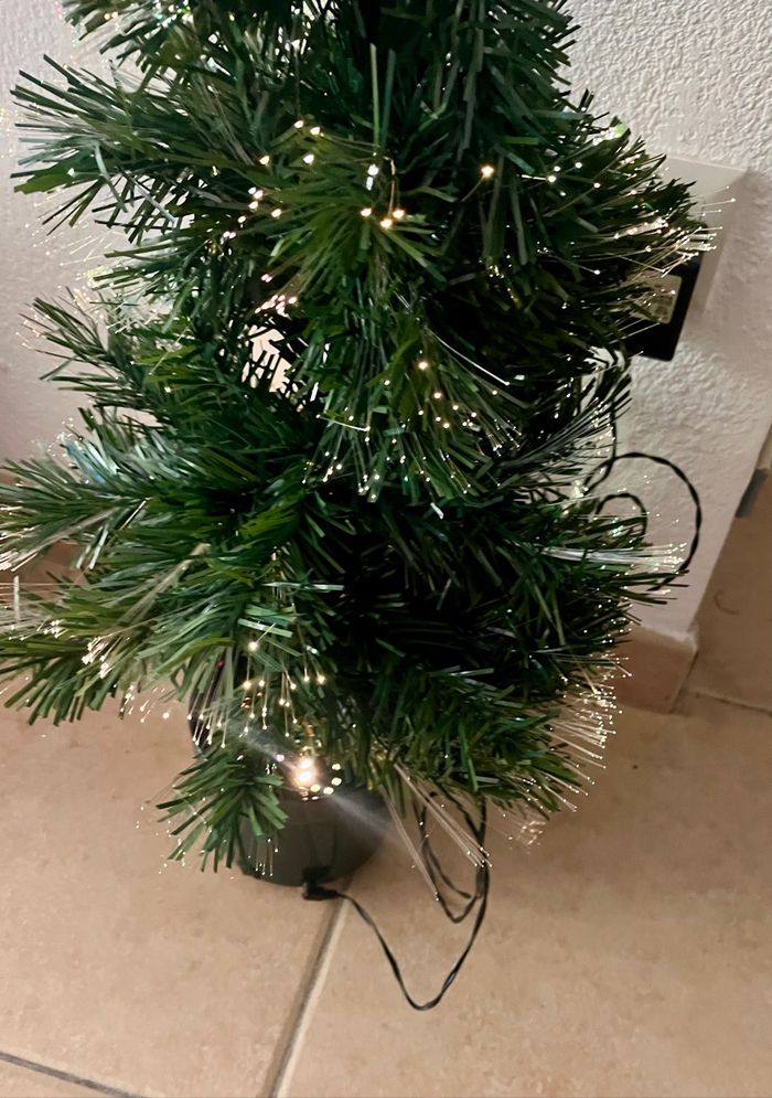 Sapin de Noël fibre optique - photo numéro 3