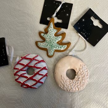 Lot de 3  decoration sapin noel