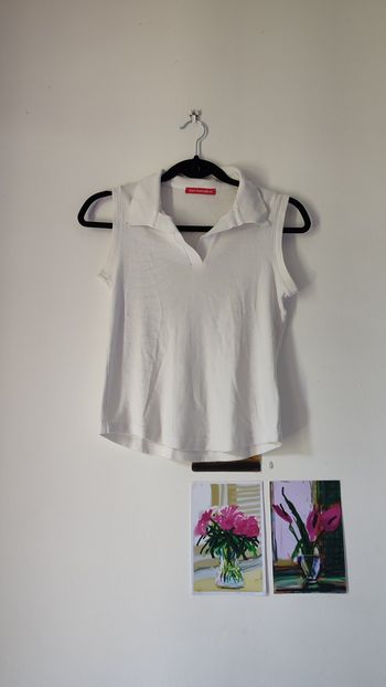 Débardeur blanc XS Manoukian