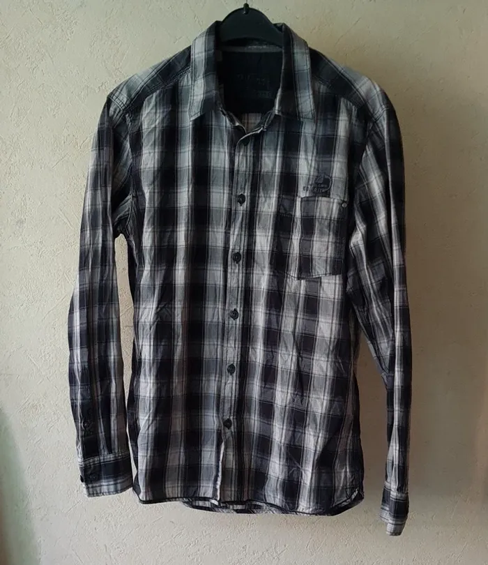 chemise carreaux homme taille M - photo numéro 10