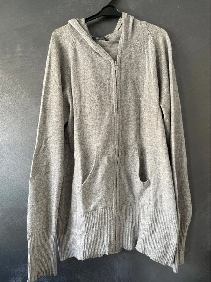 Gilet gris femme - photo numéro 7