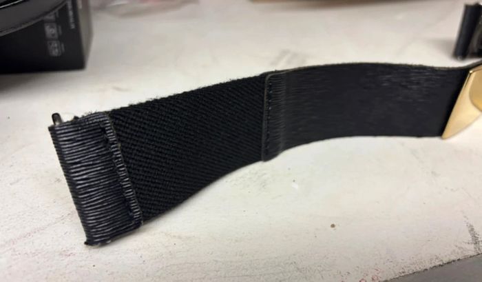 Ceinture The Kooples en cuir noir – Boucle dorée – Taille 1 - photo numéro 8