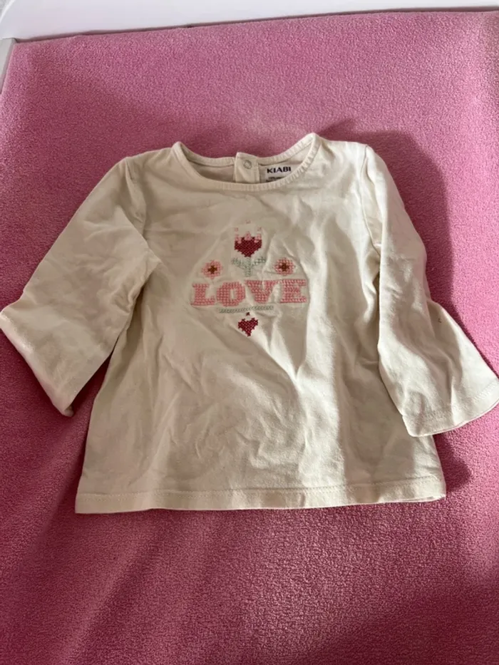 Lot de 10 tshirts à manches longues taille 18 mois - photo numéro 3