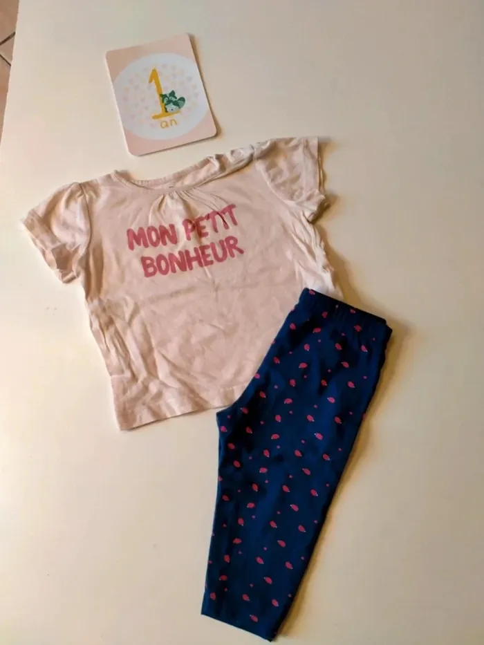 Ensemble bébé 1 an Mots d’enfants - photo numéro 2