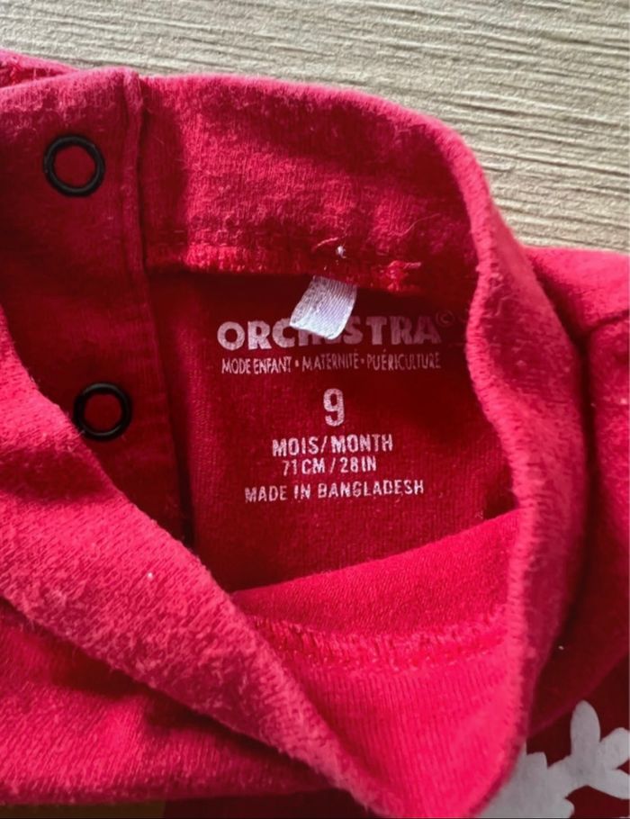 Teeshirt manches longues Noël Orchestra 9 mois - photo numéro 3