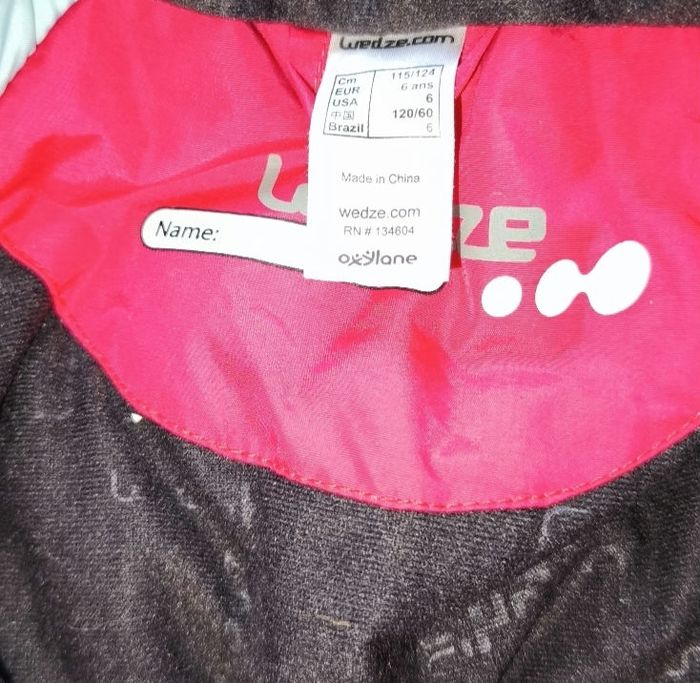 Combinaison ski rouge 6 ans - photo numéro 6