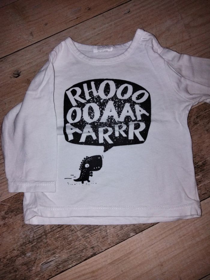 Tee shirt manches longues 6 mois