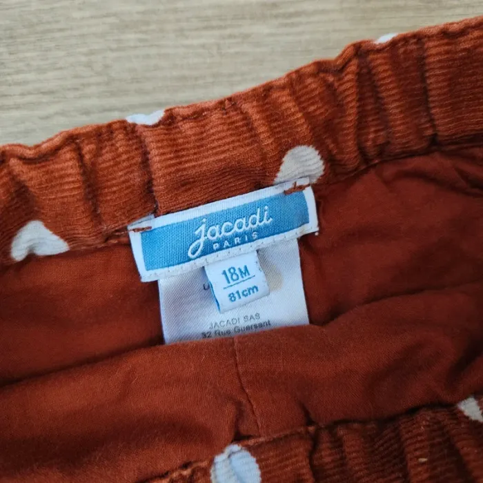 Short en velours Jacadi - photo numéro 2
