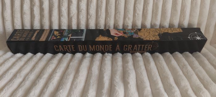 Carte du monde à gratter – 52x87 cm – Neuve