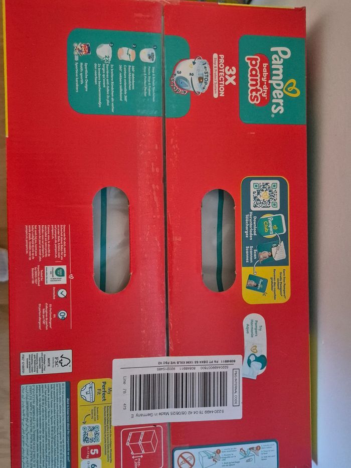 Pampers baby-dry taille 5 - photo numéro 2