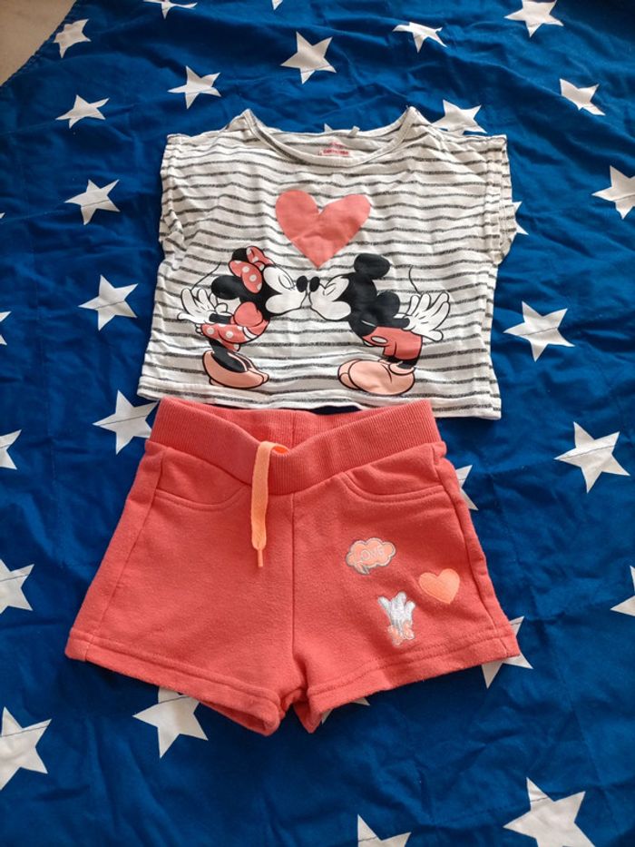Ensemble Minnie Mickey
