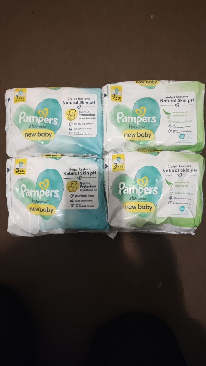 Lot 4 paquets lingettes Harmonie