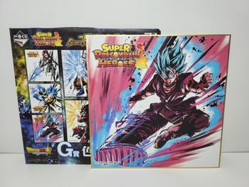 Dragon Ball Super Heroes Ichiban Kuji G Shikishi Goku 20X20Cm