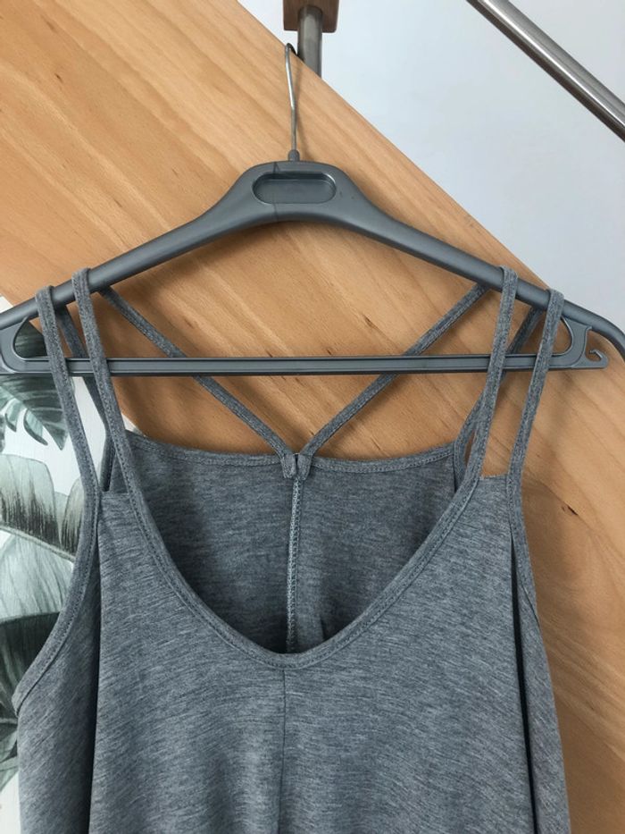 Débardeur large fluide gris - photo numéro 2