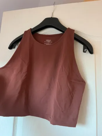 top lounge underwear marron