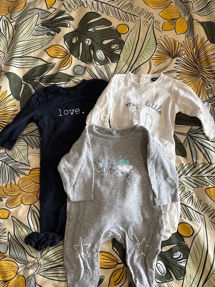 Lot de 3 pyjama fins