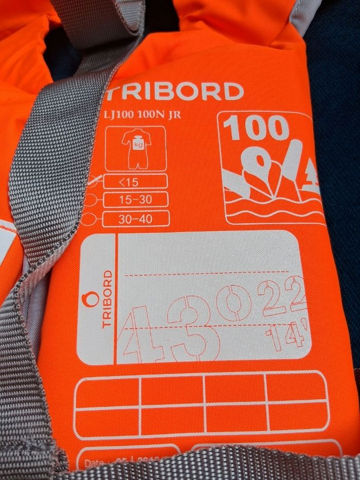 Gilet de sauvetage - photo numéro 4