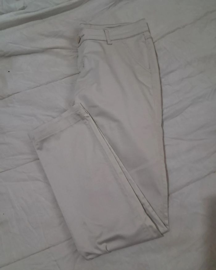 Pantalon blanc t40