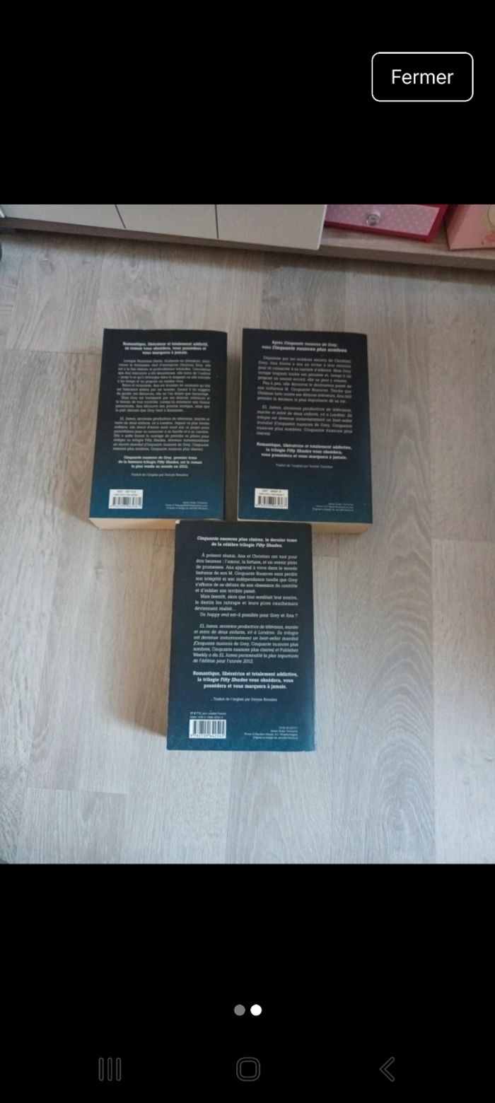 Trilogie cinquante nuances de grey - photo numéro 2