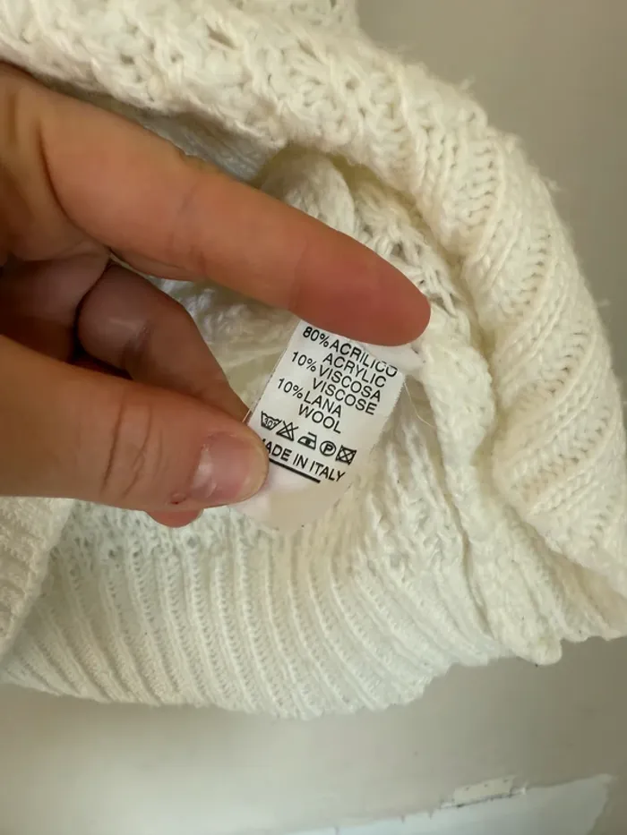 Pull maille blanc Johanna - photo numéro 4