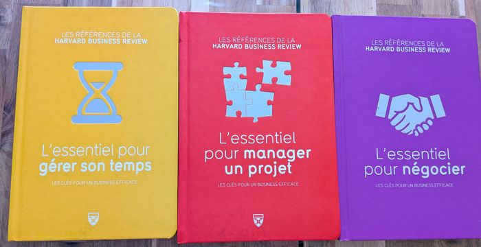 3 livres manager/négocier/gerer son temps business