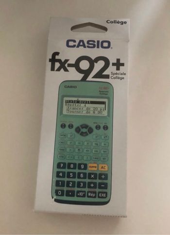 Calculatrice Casio fx-92+ collège