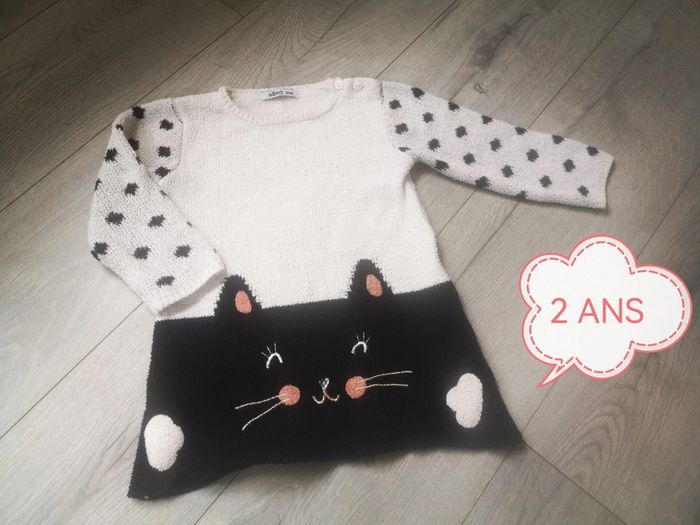 Robe chat taille 24 mois 🔁