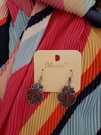 Boucle d'oreille coeur coração de viana neuf