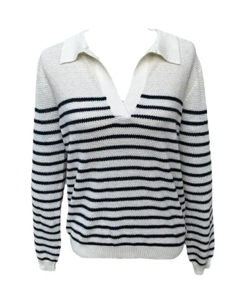 Pull Ycoo Paris col V noir femme Taille S/M Neuf