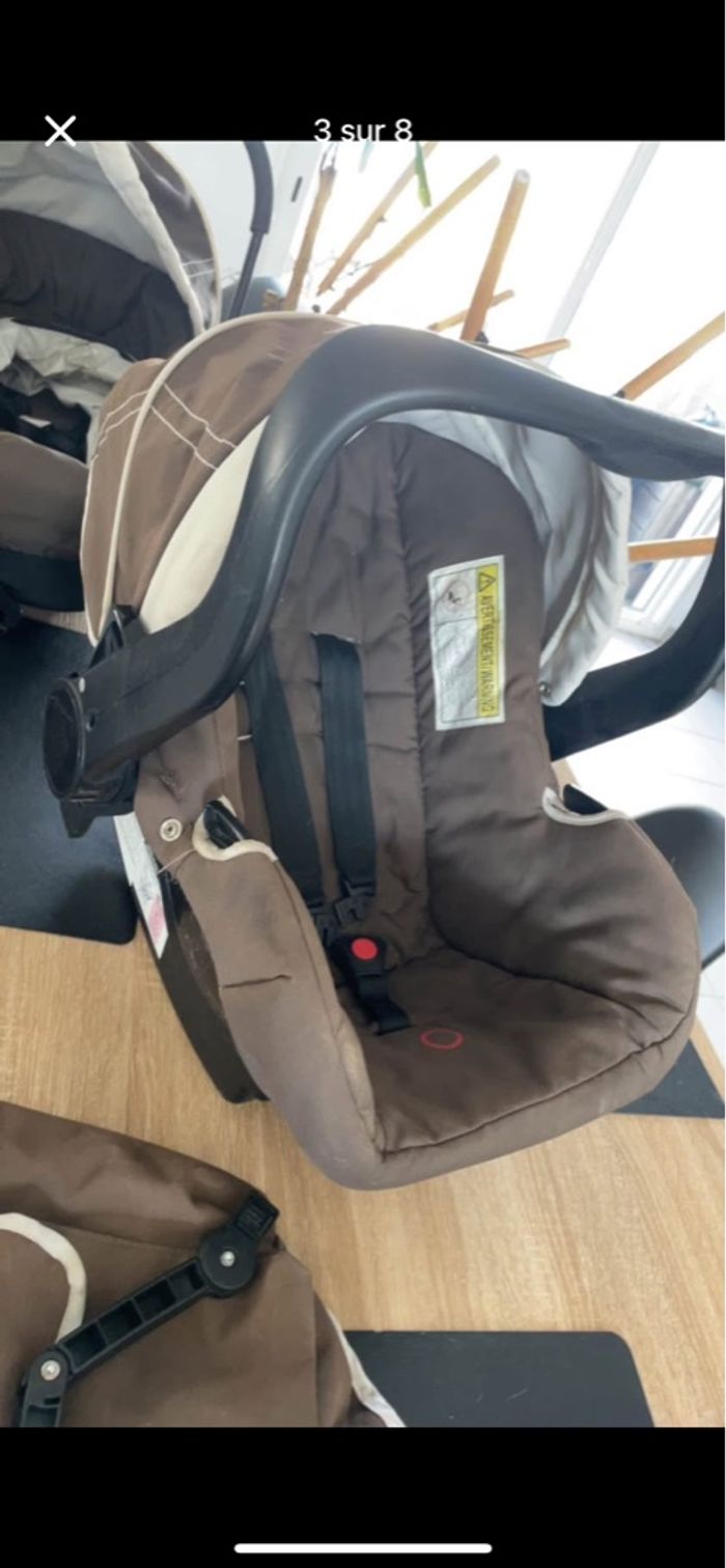 Poussette trio bébé team 9