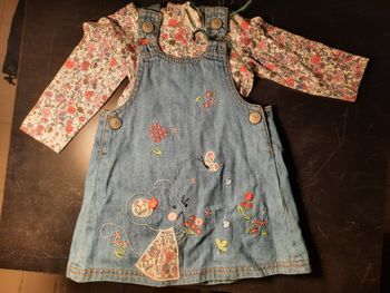 Lot de 2 robes avec T-shirt à manche longue