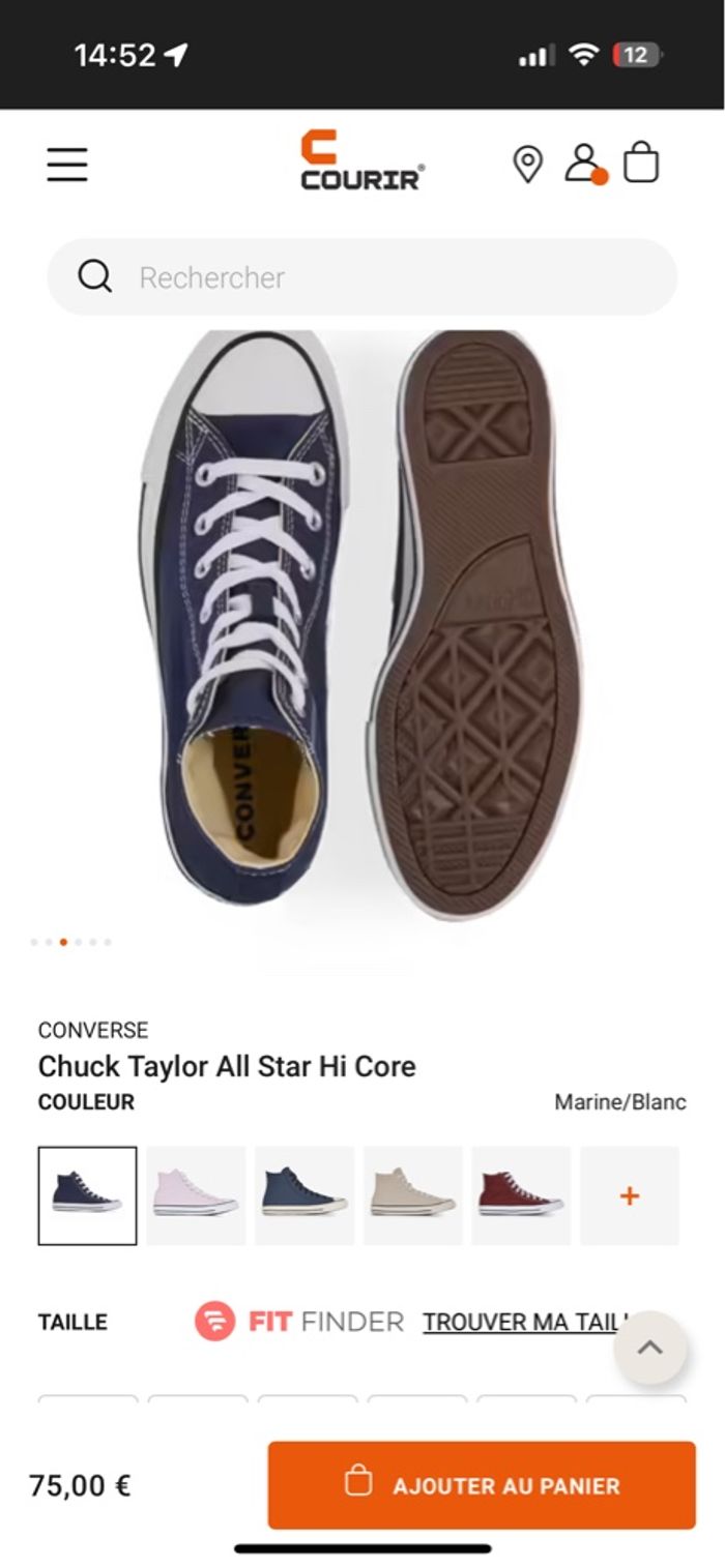 Converse Chuck Taylor All Star montantes - neuves - taille 40 - photo numéro 5